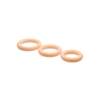 Jock Silicone Cock Ring Set Flesh Tone (3 Piece)