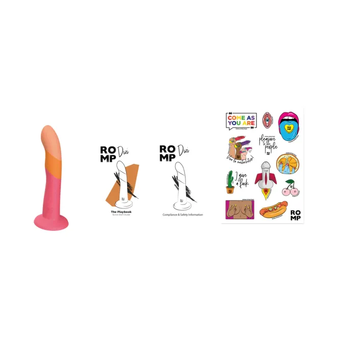 7 Inch ROMP Dizi Non-Realistic Dildo