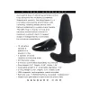 Teamwork Vibrating Anal Plug & Cock Ring Set with Remote Black Teamwork Vibrating Anal Plug & Cock Ring Set with Remote Black