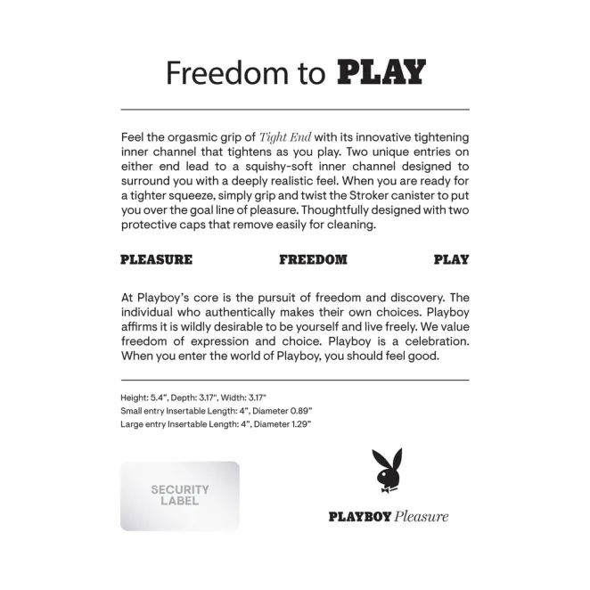 tight end adjustable dual entry stroker 2am male masturbator