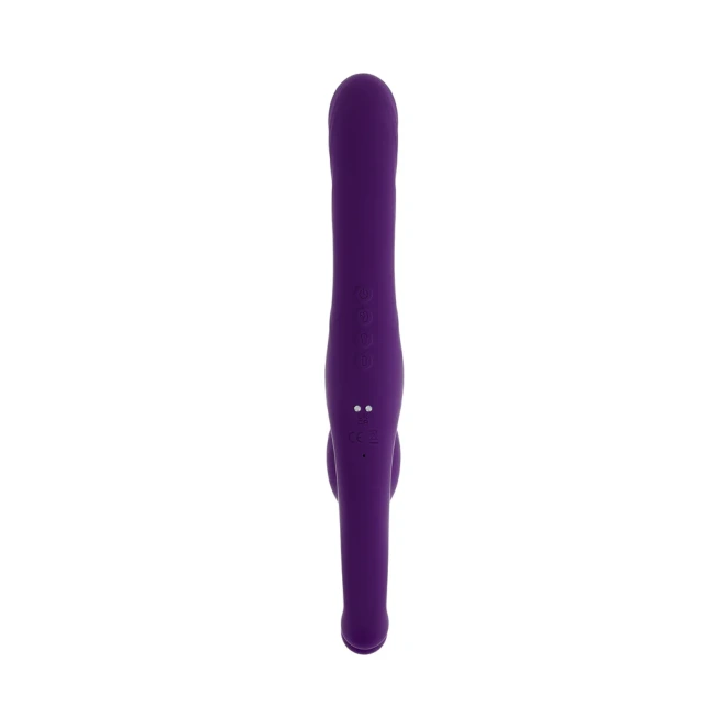 Playboy Hug It Out Triple Stimulation Inflatable Strapless Strap-On