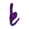 Playboy Hug It Out Triple Stimulation Inflatable Strapless Strap-On