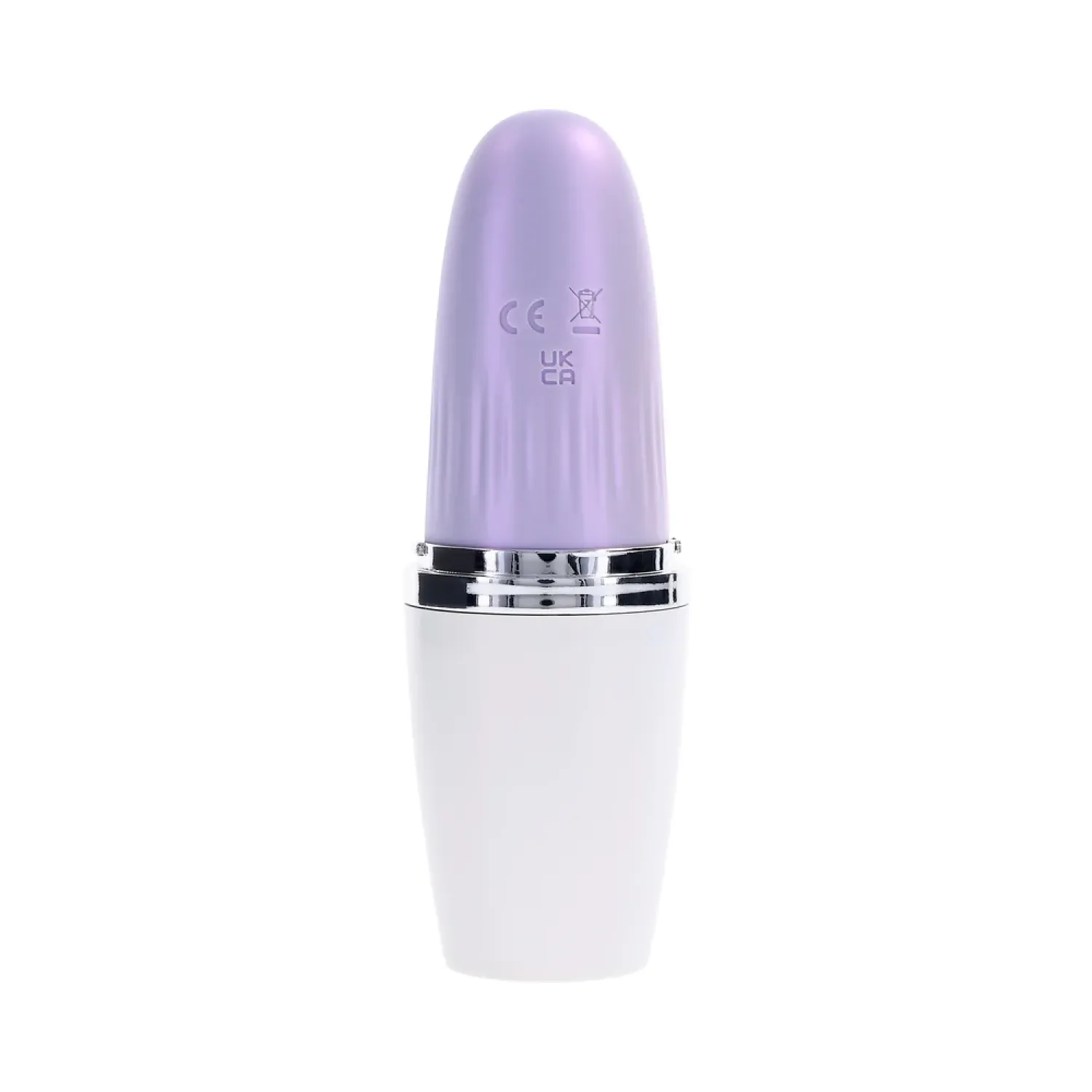 getaway silicone clit tapping vibrator white travel vibe