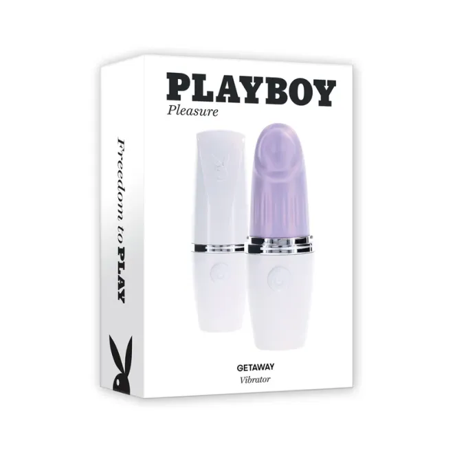 getaway silicone clit tapping vibrator white travel vibe