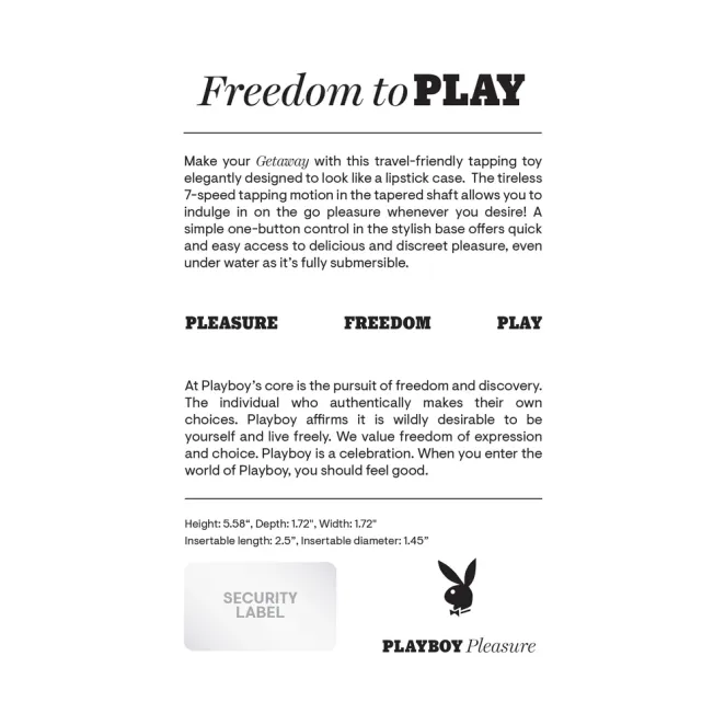 getaway silicone clit tapping vibrator white travel vibe