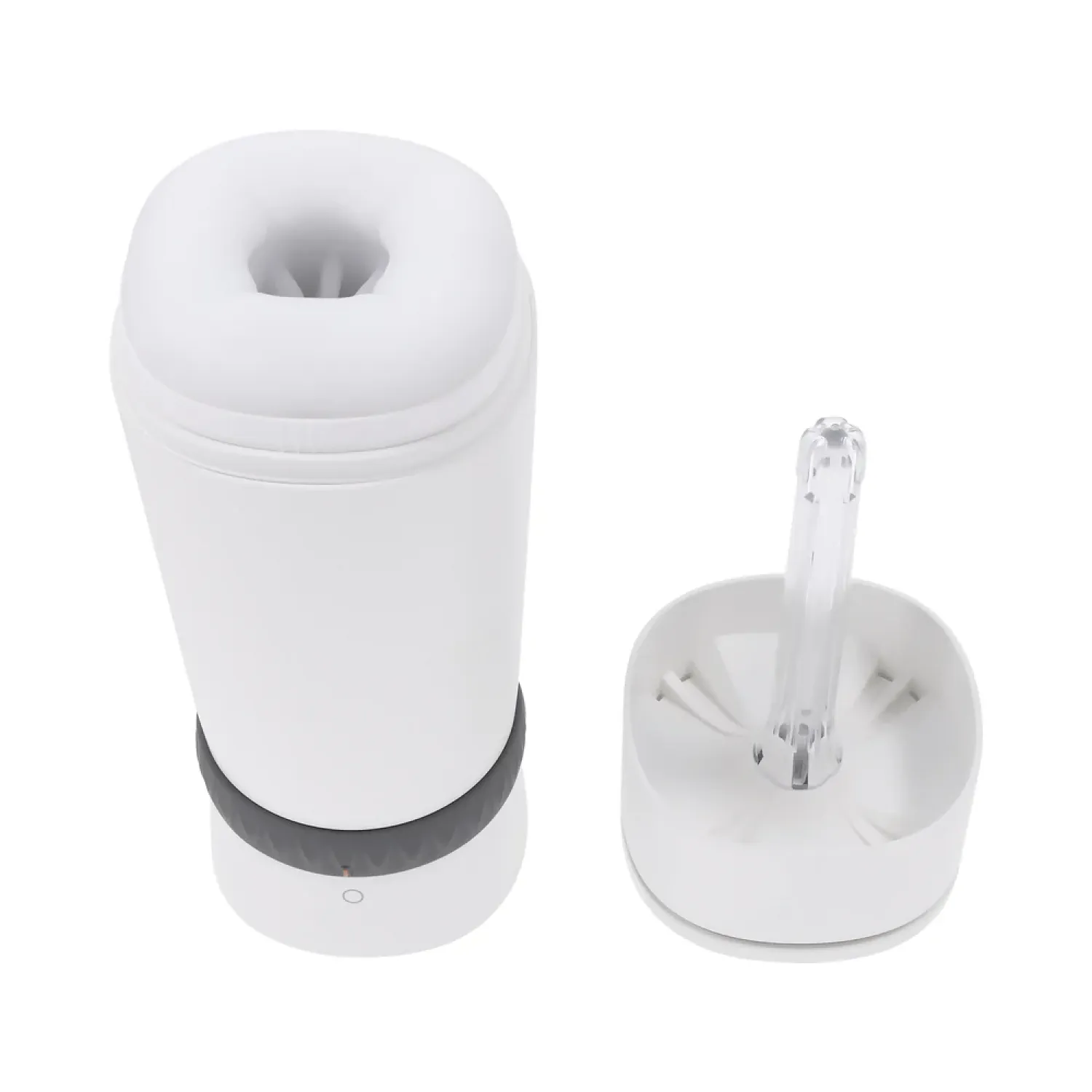 twist and stroke heating vibrating stroker frost male masturbator