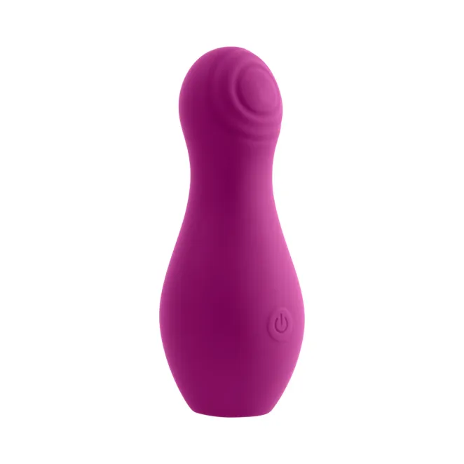 the jet set silicone clit tapping vibrator wild aster pink