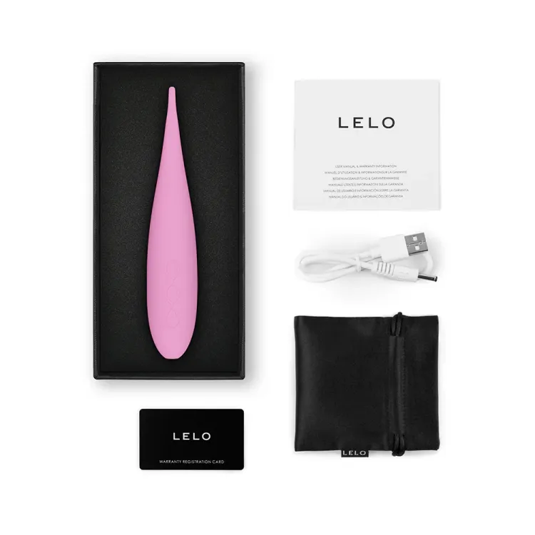 LELO DOT Travel Clitoral Pinpoint Vibrator Pink LELO DOT Travel Clitoral Pinpoint Vibrator Pink