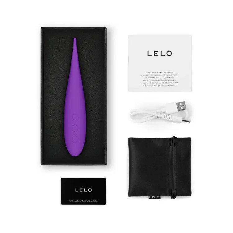 LELO DOT Travel Clitoral Pinpoint Vibrator Purple LELO DOT Travel Clitoral Pinpoint Vibrator Purple