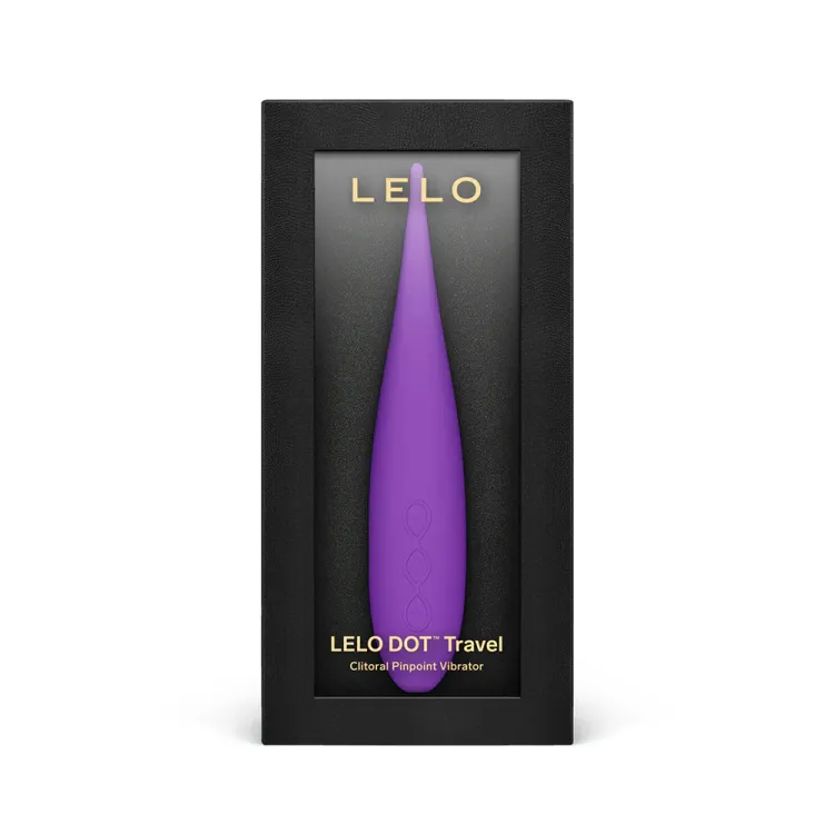 LELO DOT Travel Clitoral Pinpoint Vibrator Purple LELO DOT Travel Clitoral Pinpoint Vibrator Purple