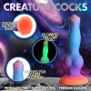 8.5 in. GITD "Space Cock" Alien Fantasy Dildo 8.5 in. GITD "Space Cock" Alien Fantasy Dildo