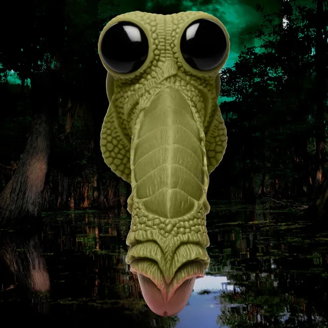 Creature Cocks Swamp Monster Silicone Scaly Dildo