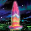 8.4 in. GITD Unicorn Tongue Fantasy Dildo 8.4 in. GITD Unicorn Tongue Fantasy Dildo