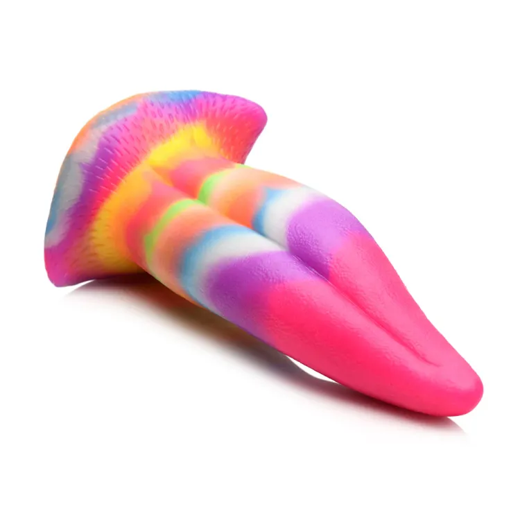 8.4 in. GITD Unicorn Tongue Fantasy Dildo 8.4 in. GITD Unicorn Tongue Fantasy Dildo