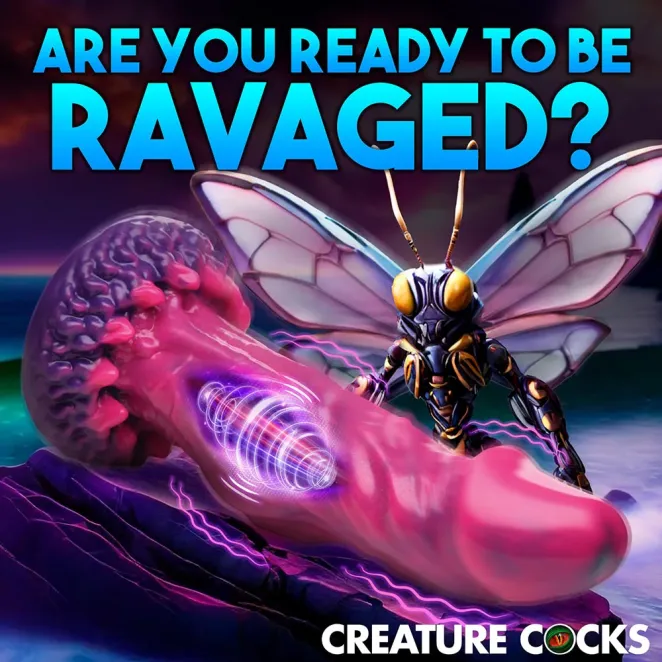 Creature Cocks Xenox Vibrating Silicone Dildo with Remote