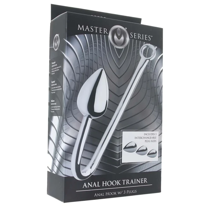 Master Series Deluxe Anal Hook Trainer with 3 Plugs