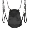 Nylon Sex Sling with Removable Stirrups Black Nylon Sex Sling with Removable Stirrups Black