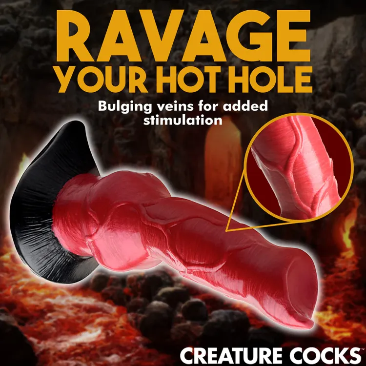 7.5 in. "Hell-Hound" Silicone Canine Fantasy Dildo 7.5 in. "Hell-Hound" Silicone Canine Fantasy Dildo