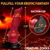 7.5 in. "Hell-Hound" Silicone Canine Fantasy Dildo 7.5 in. "Hell-Hound" Silicone Canine Fantasy Dildo
