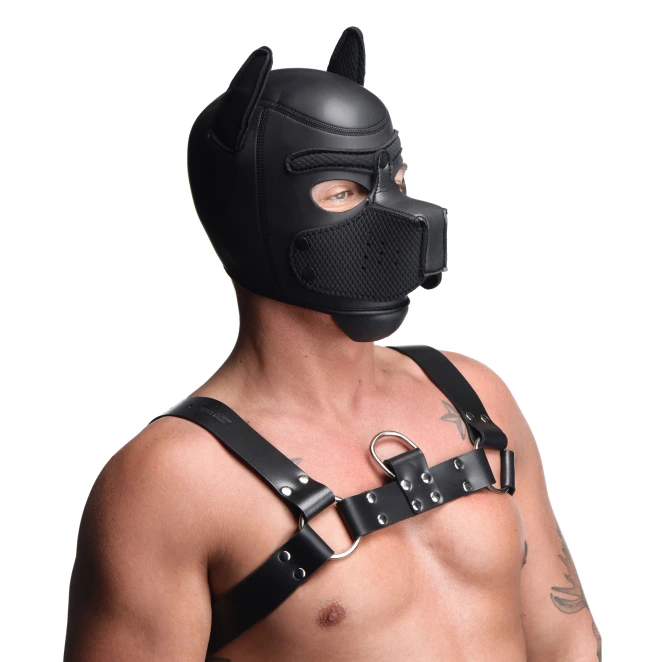 Master Series Spike Neoprene Puppy Play Hood