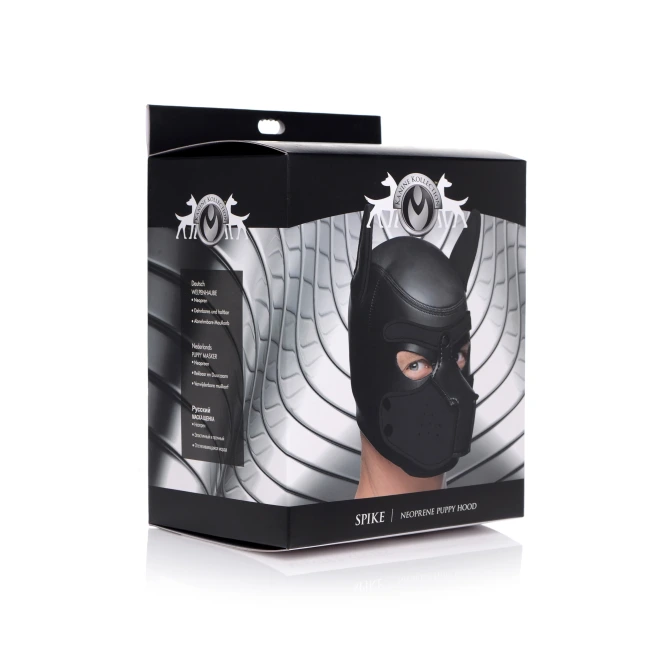 Master Series Spike Neoprene Puppy Play Hood