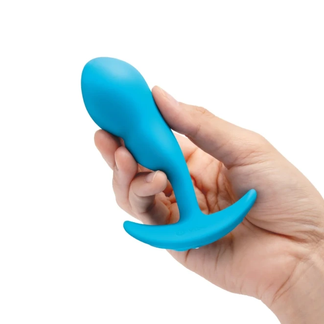 B-Vibe P-Spot Snug Plug Remote Control Silicone Weighted Prostate Plug 3.3 oz