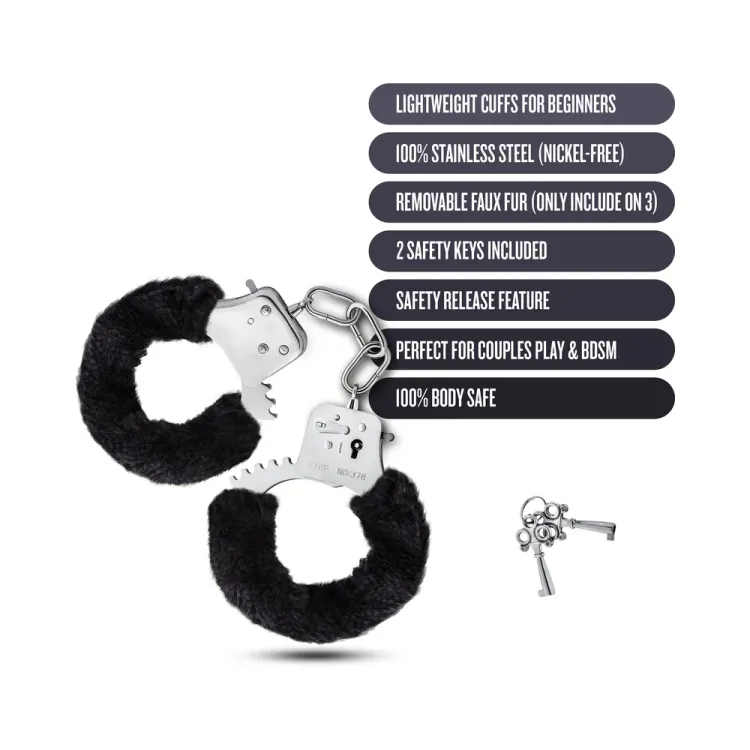 Temptasia Beginner Handcuffs Black Temptasia Beginner Handcuffs Black