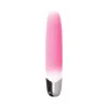 bunnies on parade squishy silicone bullet vibrator pink