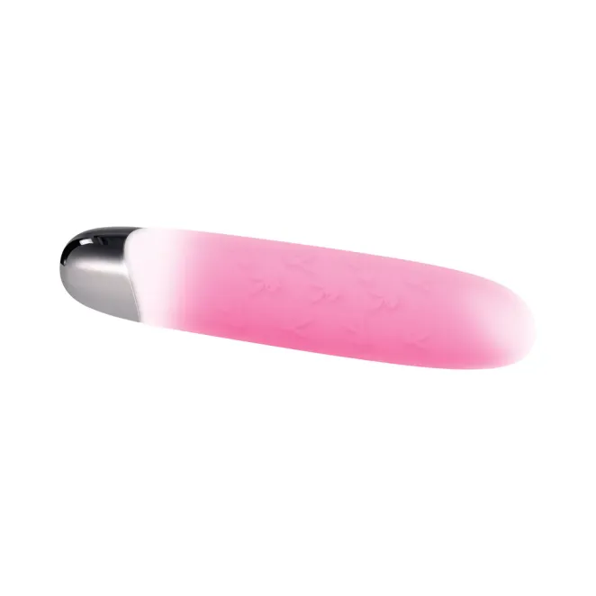 bunnies on parade squishy silicone bullet vibrator pink