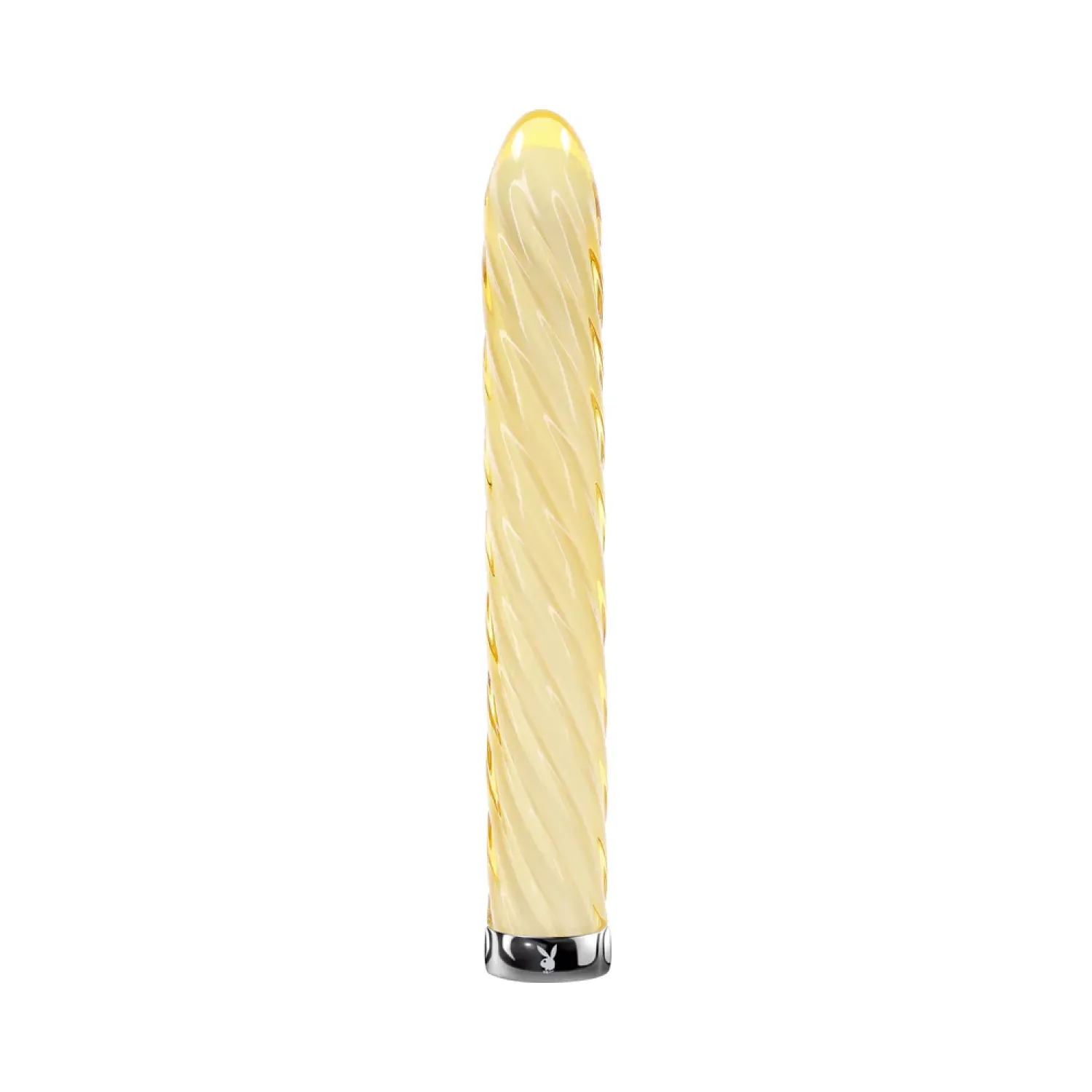 twist of fate rechargeable glass vibrator yellow g spot vibe