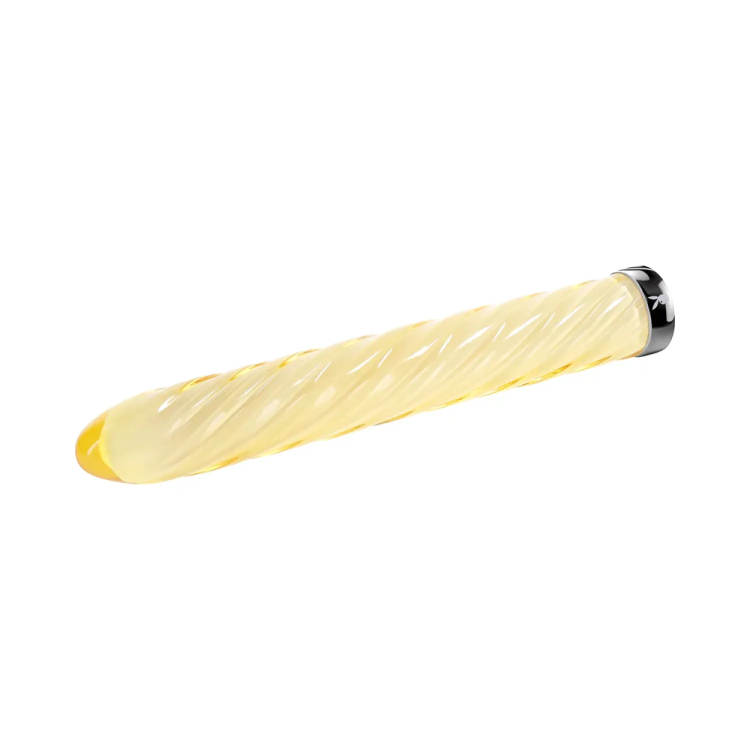 twist of fate rechargeable glass vibrator yellow g spot vibe