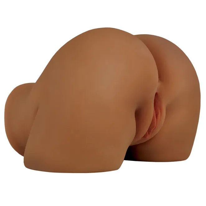 Shake That Ass Vibrating Pussy & Ass Mega Masturbator Brown