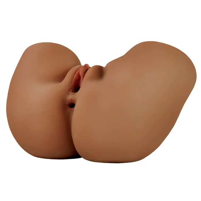 Shake That Ass Vibrating Pussy & Ass Mega Masturbator Brown