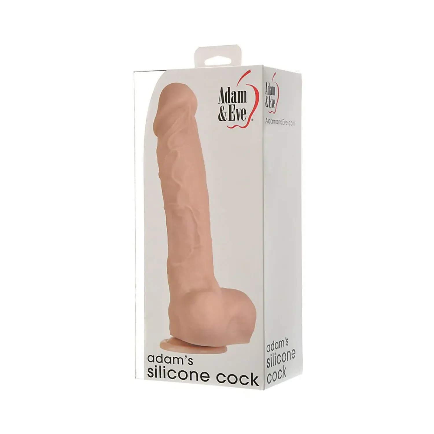 10 in. Adam's Silicone Cock with Balls
