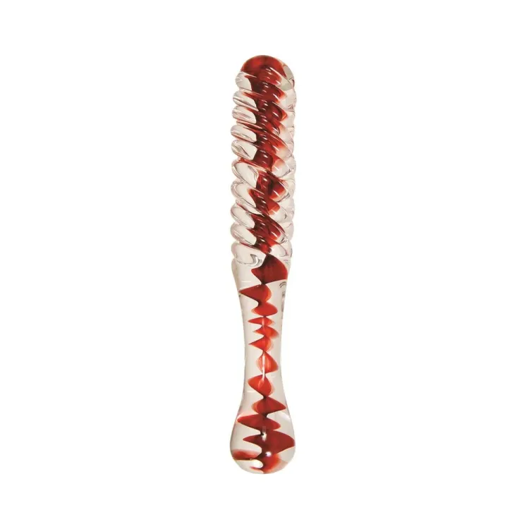8.75 in. Eve's Sweetheart Swirl Glass Dildo 8.75 in. Eve's Sweetheart Swirl Glass Dildo