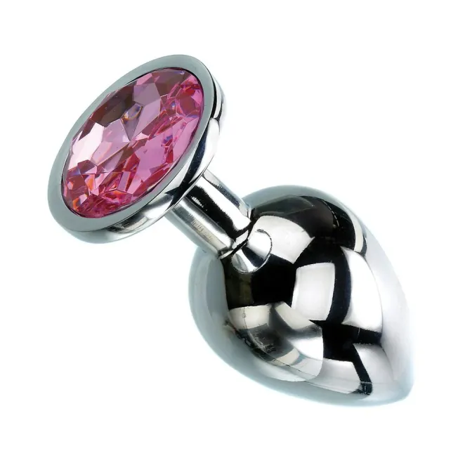 Pink Gem Anal Plug Large