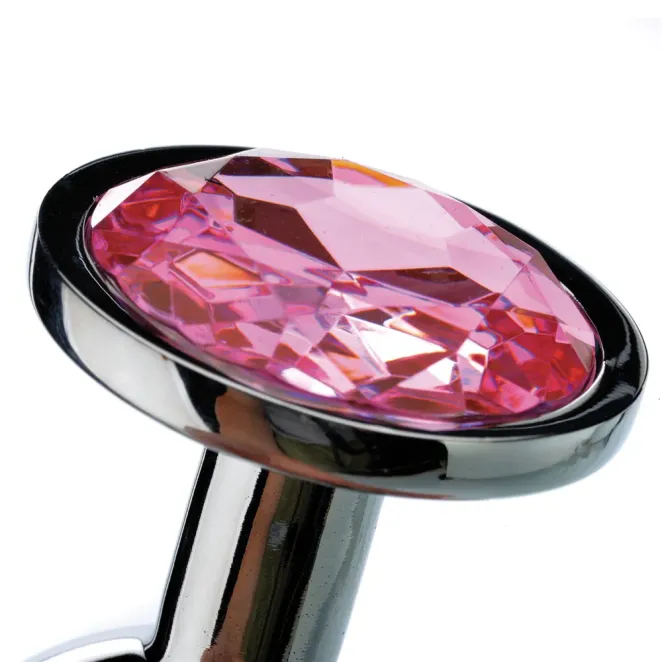 Pink Gem Anal Plug Large