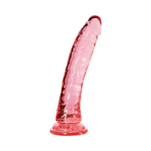 8.25 in. Pink Jelly Realistic Dildo