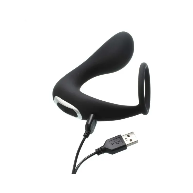 Adam's Vibrating Prostate Pleaser with Cock Ring Adam's Vibrating Prostate Pleaser with Cock Ring