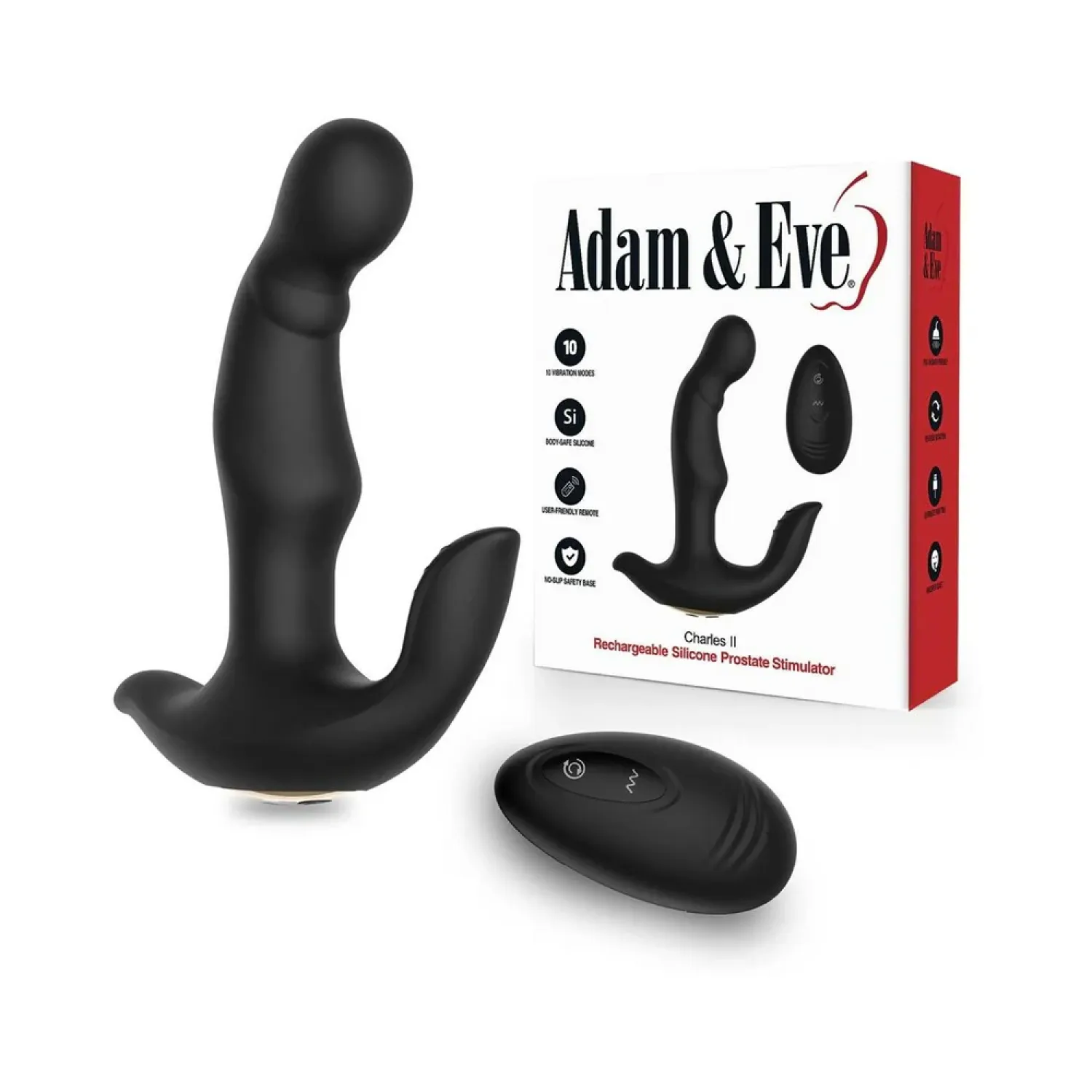 Charles II Vibrating Silicone Prostate Stimulator