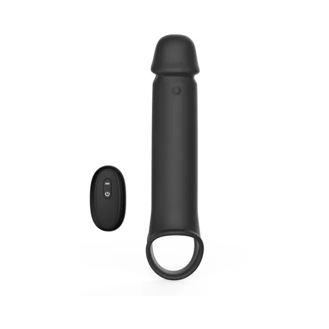Adam's XL Vibrating Penis Extension with Remote Control