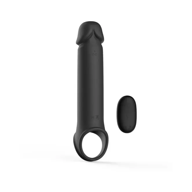 Adam's XL Vibrating Penis Extension with Remote Control