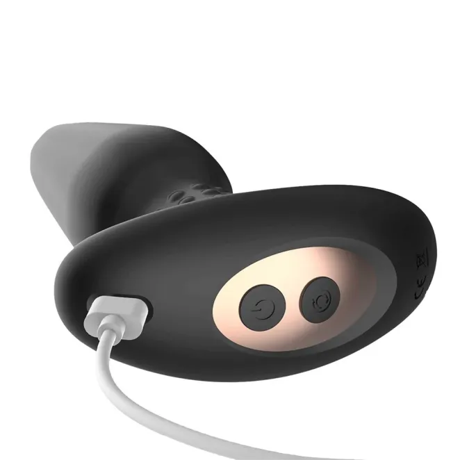 Carl Jr. Vibrating & Rimming Butt Plug with Remote