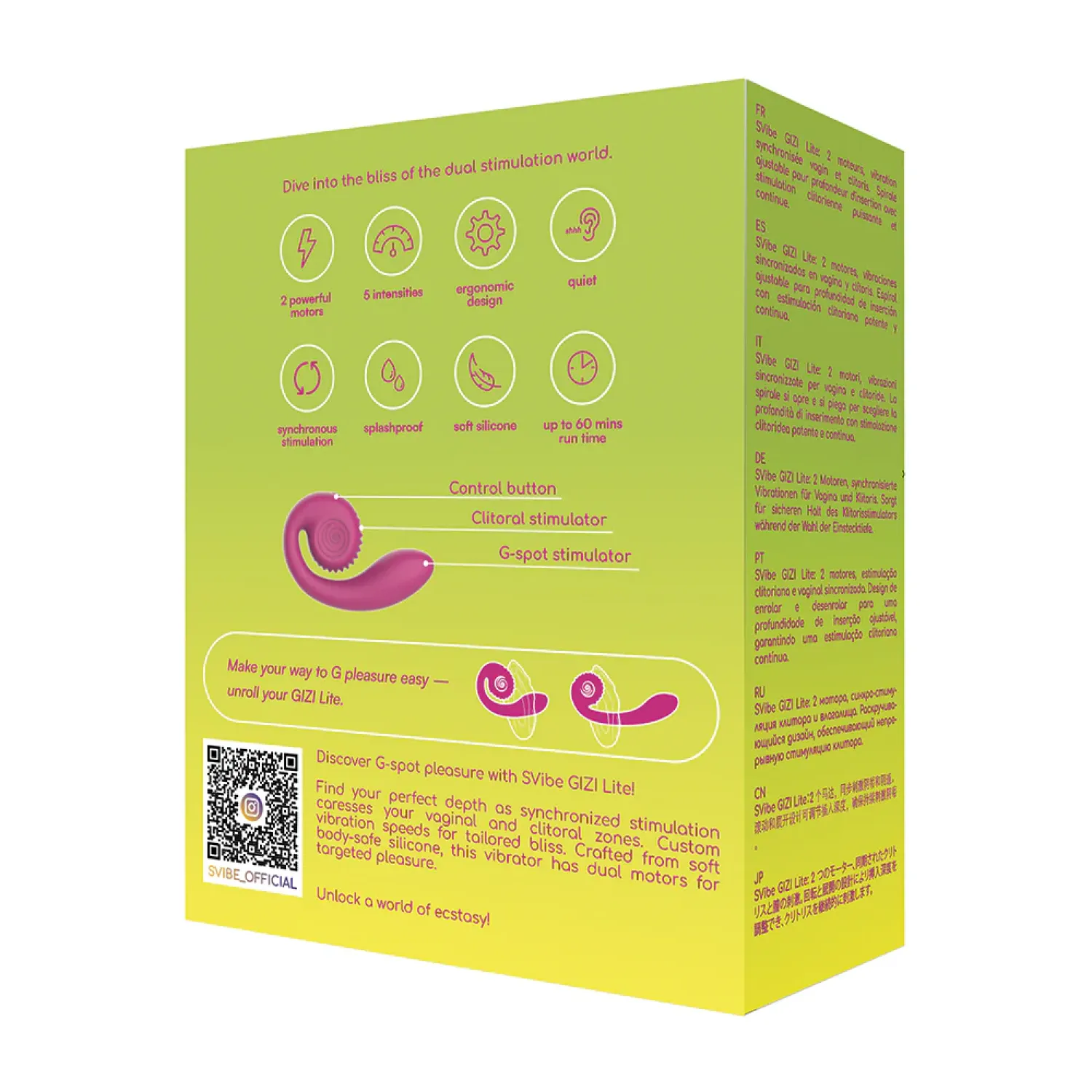 Snail Vibe Gizi Lite Vibrator Sweet Dragonfruit