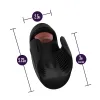 M for Men Lickety Split Vibrating Penis Stimulator Black M for Men Lickety Split Vibrating Penis Stimulator Black