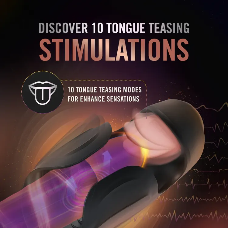 M for Men Lickety Split Vibrating Penis Stimulator Black M for Men Lickety Split Vibrating Penis Stimulator Black