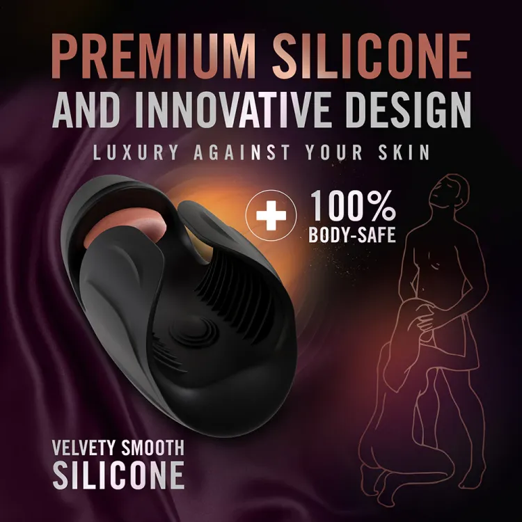 M for Men Lickety Split Vibrating Penis Stimulator Black M for Men Lickety Split Vibrating Penis Stimulator Black
