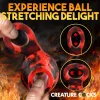 Creature Cocks Hell Hound Silicone Penis Sleeve and Ball Stretcher
