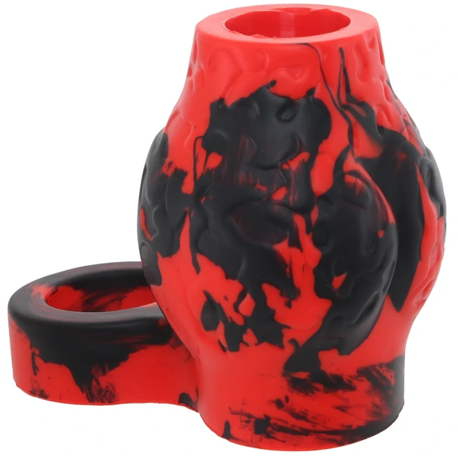 Creature Cocks Hell Hound Silicone Penis Sleeve and Ball Stretcher