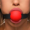 Master Series Extreme Silicone Ball Gag with Locking Strap